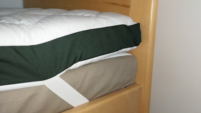 Szállodai matracrendszer - hotel Hard fedőmatrac és hotel alap matrac huzatban